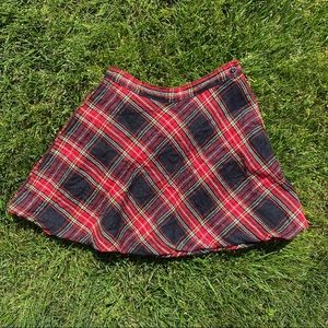 Plaid Skirt